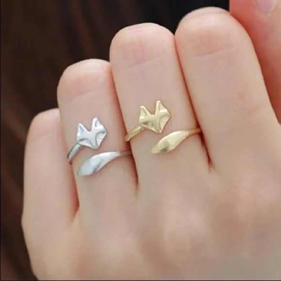 “Into the Woods” Fox Animal Minimalist Cute Ring - Picture 5 of 8